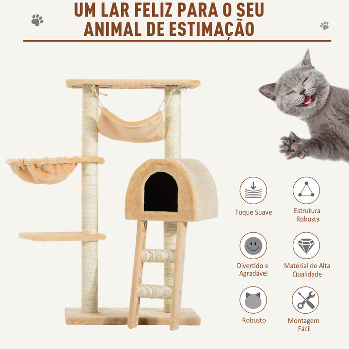 Árvore para Gatos Raspador  55x30x100cm