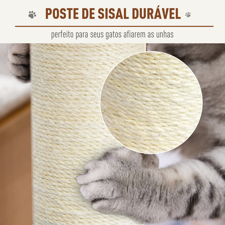 Árvore para Gatos Raspador  55x30x100cm