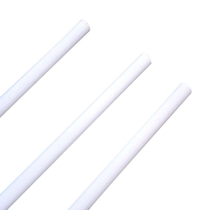 Barra de Apoio para Tendas e Abrigos de Campismo Barra para Tenda de Campismo Fácil de Montar Ø25mmx3m Branco