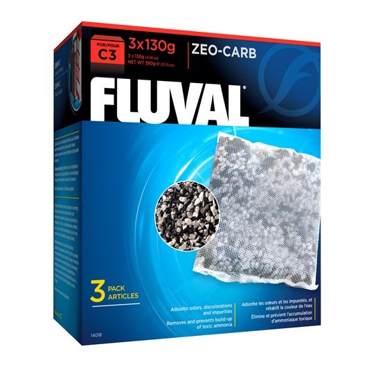 Fluval Zeo Carb C3, 3uds