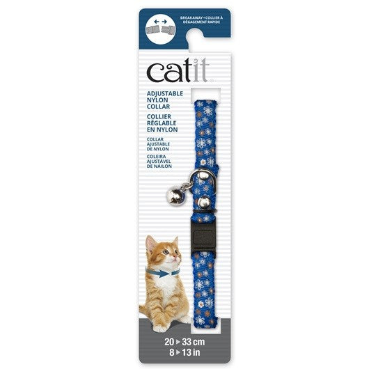 Catit Collar Breakaway Remache Plata, Flores