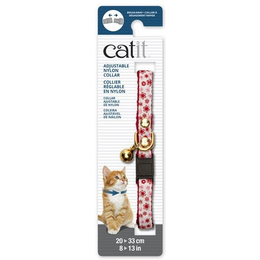 Catit Collar Breakaway Remache Dorado, Flores