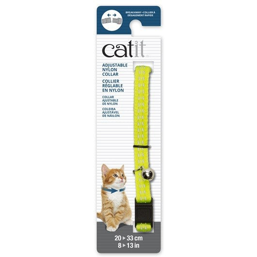 Catit Collar Breakaway Reflectante, Amarillo