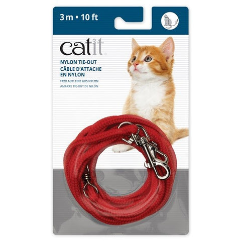 Catit Correa Extra Larga, Roja, 3m