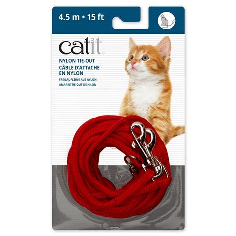Catit Correa Extra Larga, Roja, 4,5m