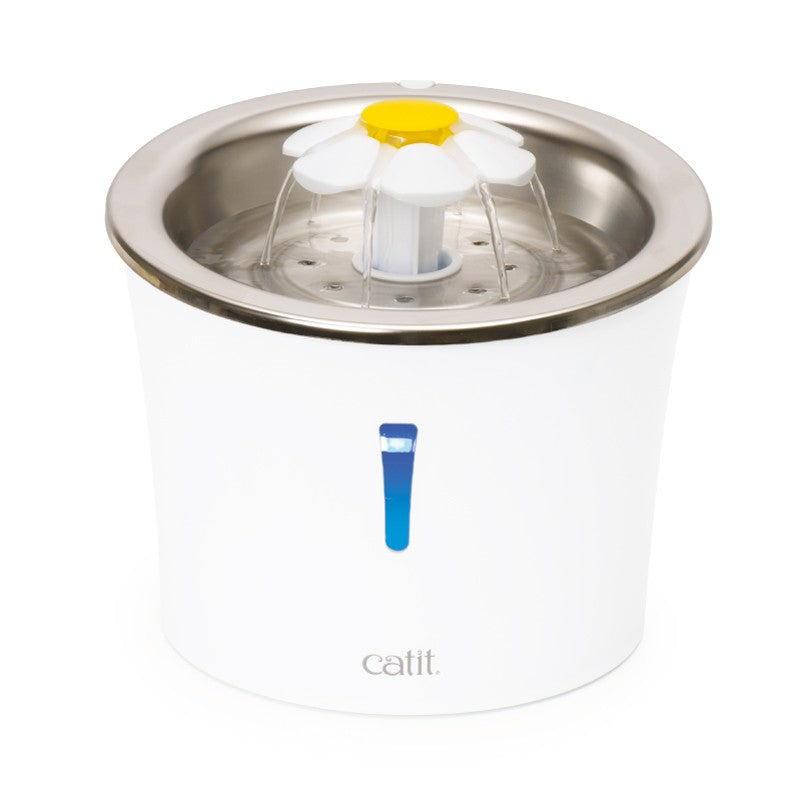 Catit Flower Fountain LED Acero Inox. 3L