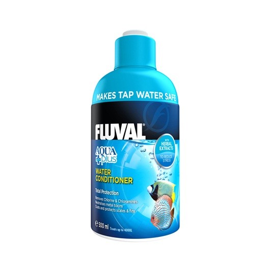 Fluval Aquaplus Acondicionador de agua, 500 ml