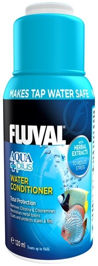 Fluval Aquaplus Acondicionador de agua, 120 ml