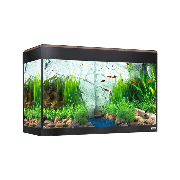 Fluval Roma Acuario LED Bluetooth 125L, Nogal