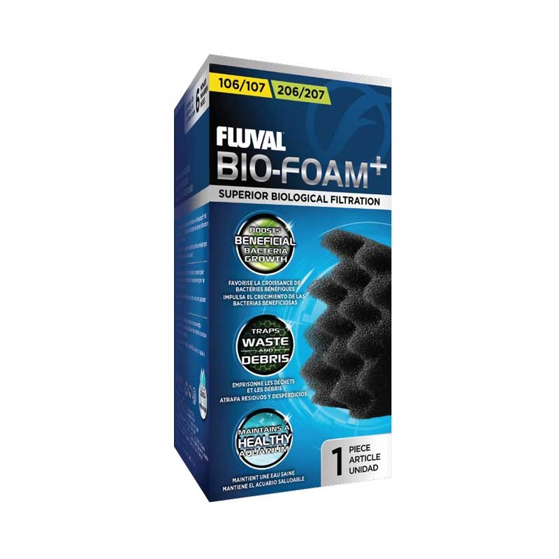 Fluval Bio-Foam+ 107/207, 1ud