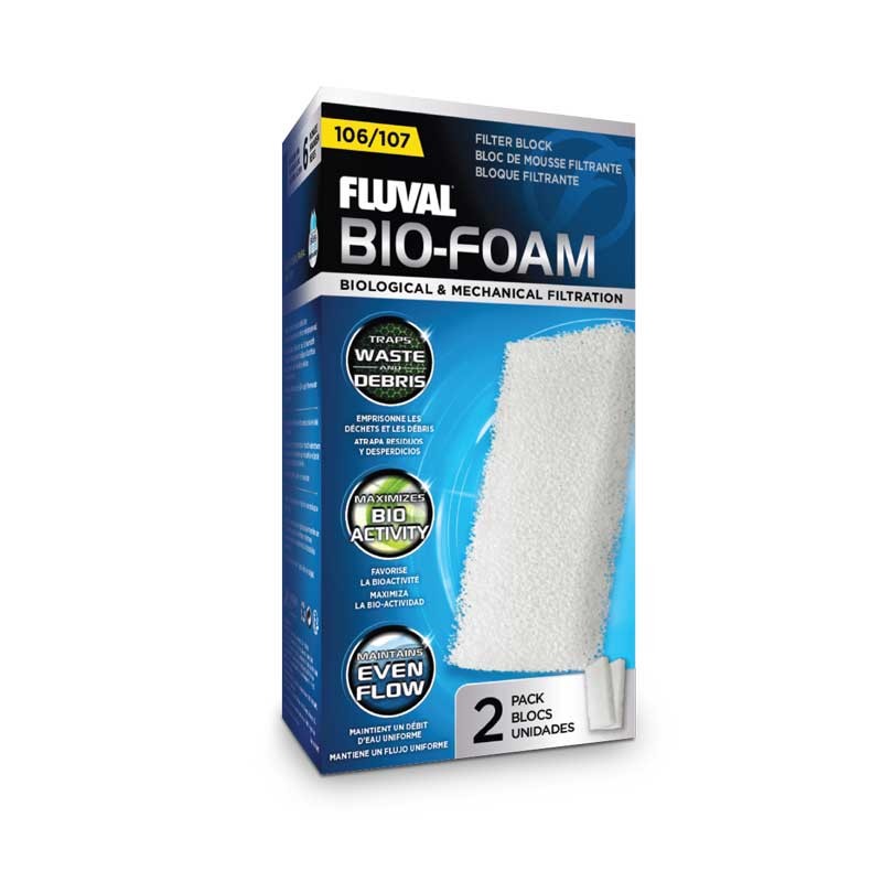 Fluval Bio-Foam 107, 2uds