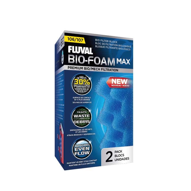 Fluval Bio-Foam Max Azul 107, 2uds