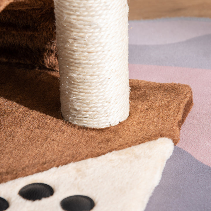 Arranhador Árvore Gato 36 x 36 x 44 cm Árvores Arranhadores para Arranhar Cama de Gatos Brincadeira