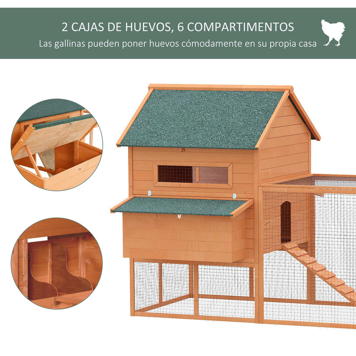 Galinheiro Enorme Galinhas poedeiras  347x150x142 cm