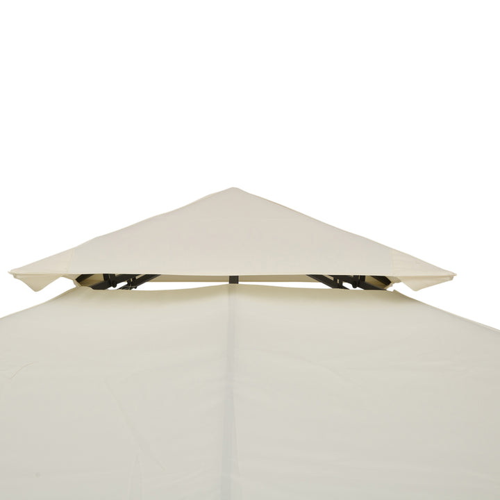 Toldo de Substituição 3x3m para Pérgolas Toldo de Substituição de Pérgolas de Jardim Creme