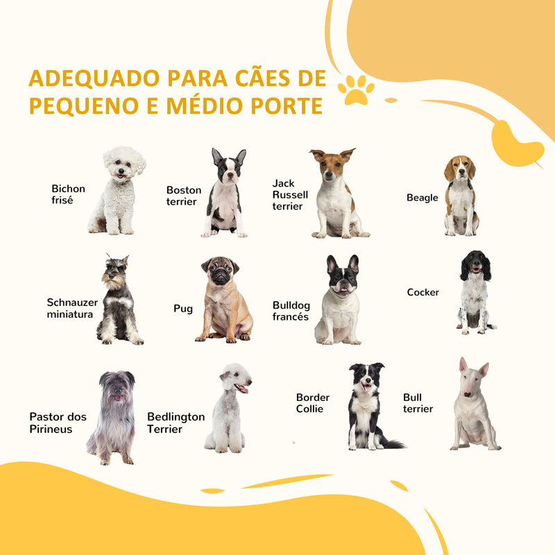 Barreira para Cães de Madeira Barreira para Animais de Estimação Dobrável com 3 Painéis e Pés de Apoio Triangulares para Porta Corredor Escada 210x44x70 cm Madeira