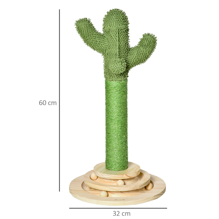 Arranhador Gato em Forma de Cactus  Verde