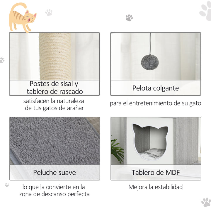 Arranhador caverna em forma de gato