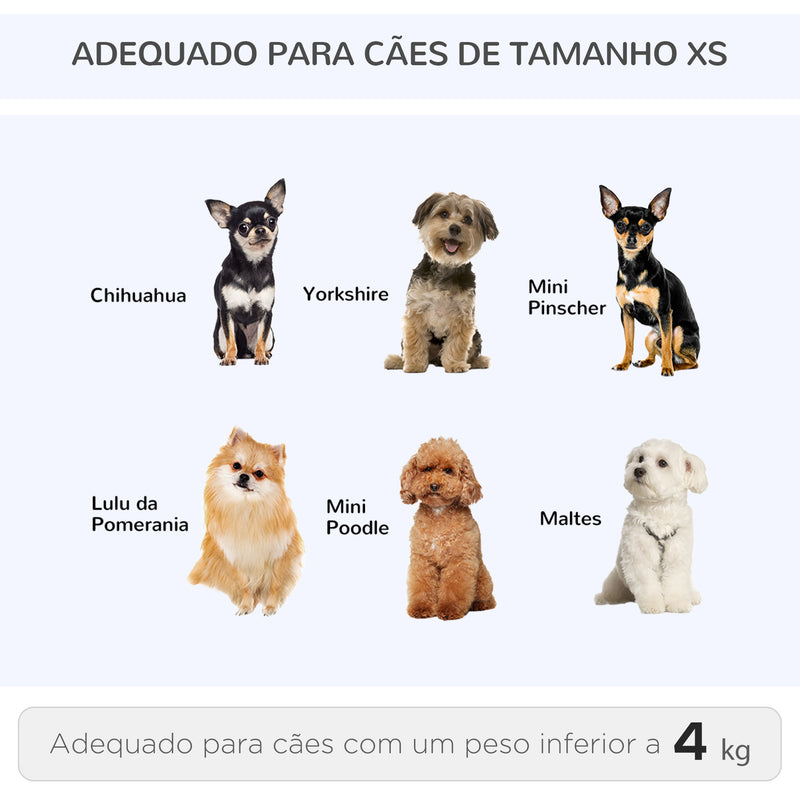 Transportadora Carrinho para Animais de Estimação 2 em 1 Mochila de Viagem com 2 Rodas para Cães Gatos com Alça Retrátil de Alumínio e Bolso de Armazenamento 42x25x55cm Cinza