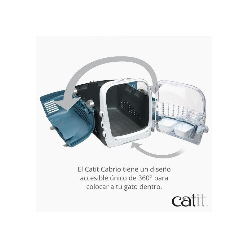 PET CABRIO CARRIER CATIT, Turquesa