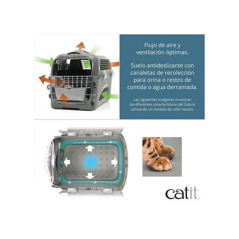 PET CABRIO CARRIER CATIT, Azul