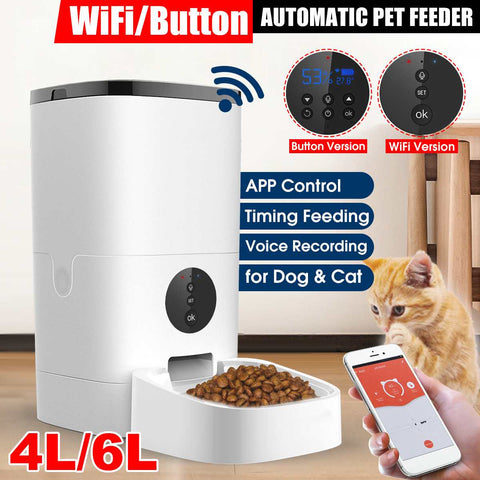 Comedouro Automatico para Cão ou Gato 4L/6L