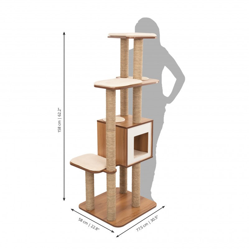 Catit Vesper High Base XL, Nogal