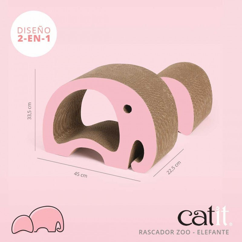 Catit Zoo Rascador Elefante 2-en-1