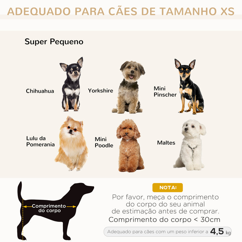 Sofá para animais de estimação acolchoado de madeira com almofadas grossas e bolso de armazenamento 68,5x40,5x40,5 cm cinza