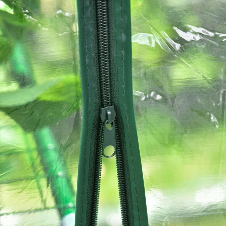 Estufa Transparente de jardim para Platas com 3 Andares 143x143x195cm