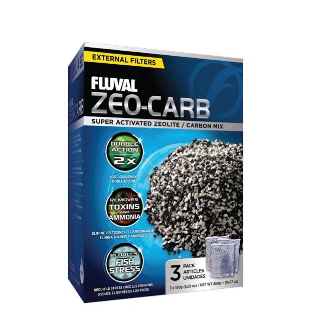 Fluval Zeo-Carb, 450g, 3x150g