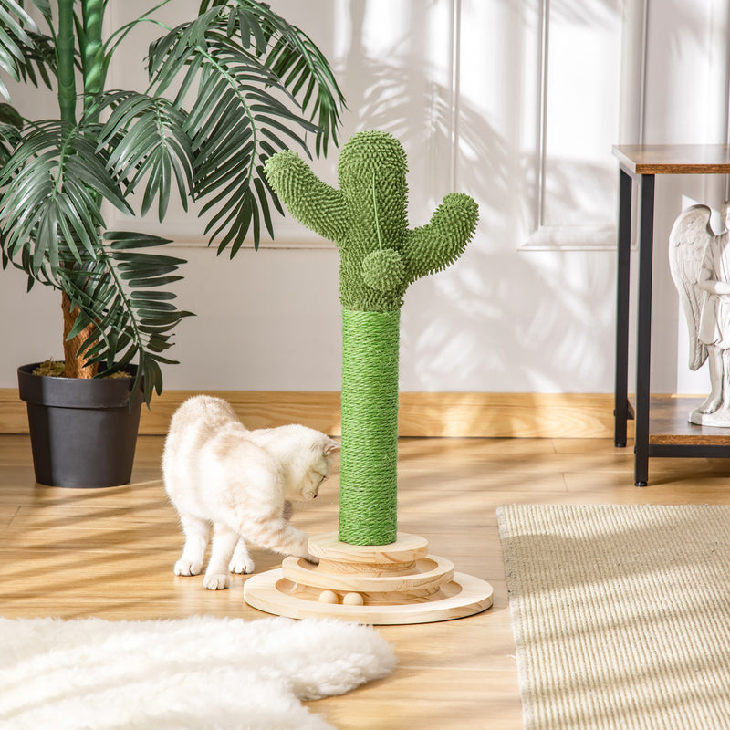 Arranhador Gato em Forma de Cactus  Verde